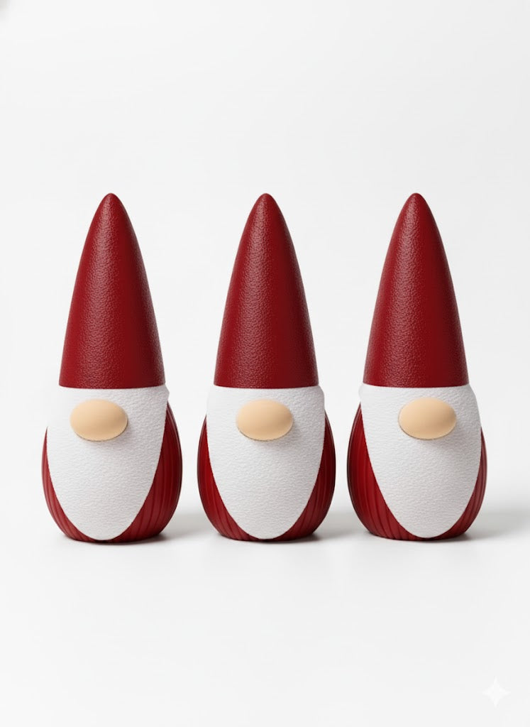 Juego de 3 lihava tonttu